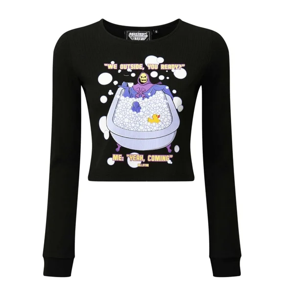 Killstar Skeletor Chillax Thermal NWT - Picture 5 of 5